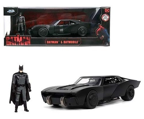 Jada 1:24 2022 The Batman Batmobile W/ Batman Figure 32731