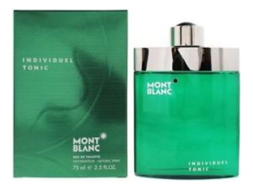 Perfume Mont Blanc Individuel Tonic De Hombre Edt 75ml Volumen De La Unidad 75 Ml