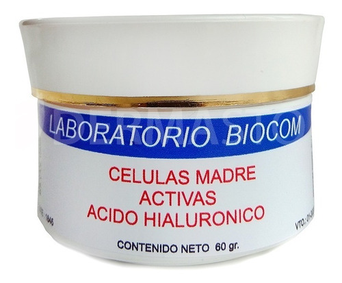 Crema Células Madre C/ Ácido Hialurónico Antiage Antiarrugas