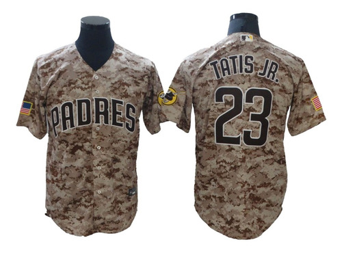 Camiseta Baseball Mlb San Diego Padres 23 Tatis Jr Desert