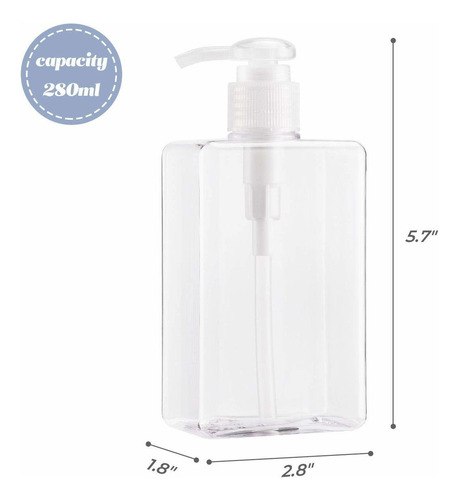 Dispensador De Jabón De Botella De Botella De La Loción 280