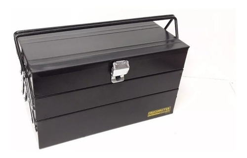 Imagen 4 de 5 de Caja de herramientas Crossmaster 9931032 de metal 200mm x 430mm x 240mm negra