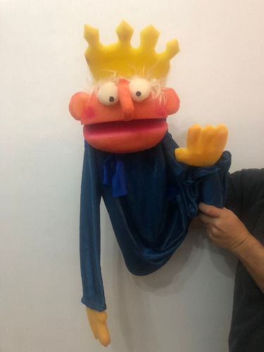 Titere De Mano Modelo Rey - Titeresana