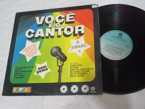 Lp Vinil - Você É O Cantor - Karaoke - Som Game