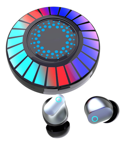 Audífonos Bluetooth Para Juegos, Multicolor, Efecto De Luz