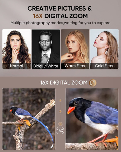Imagen 6 de 7 de Cámara Digital 4k 48 Mp Enfoque Automático Con Zoom 16x