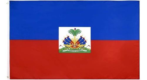 Anjor Bandera De Haití 3x5fts Banderas Haitianas Con Ojales