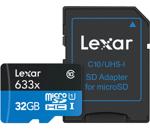 Lexar 32gb High-performance 633x Uhs-i Microsdhc Memory Card