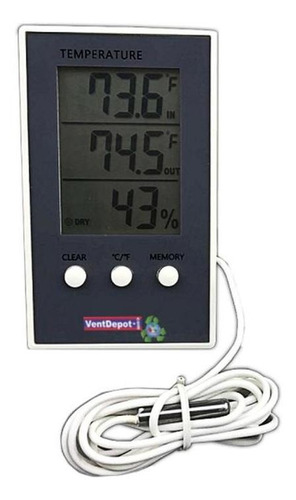 Control Temperatura/humedad, Mxtio-001, °c°f,temp. Interior