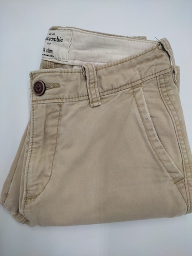 Pantalón Abercrombie Kids Beige 14 