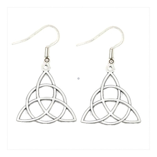 Triqueta S Grande Aretes+collar Talisman Protector Cura Ssxx