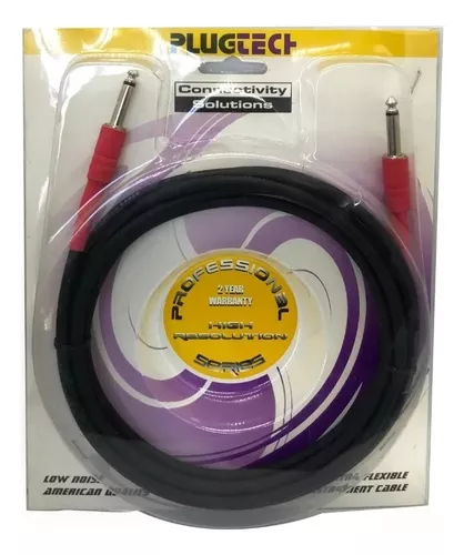 Cable Para Guitarra Electrica Plug Dorados Hamc 5 Metros