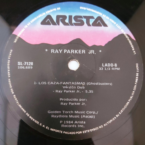 Ray Parker Jr - Ghostbusters Extended Version Lp (Usado)
