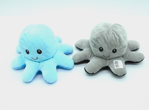 Kit De 3 Pulpo Reversible Estados De Animo Mediano