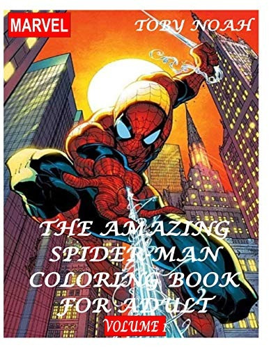 The Amazing Spiderman Coloring Book For Adult  Volume 1