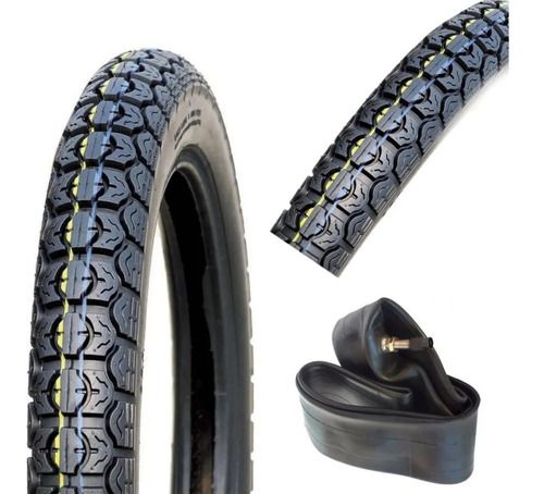 Cubierta Trasera 90 90 18 + Camara Honda Storm 125 M Coyote