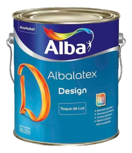 Albalatex Toque Sublime Blanco 4 Lt Pintura Alba Ogus