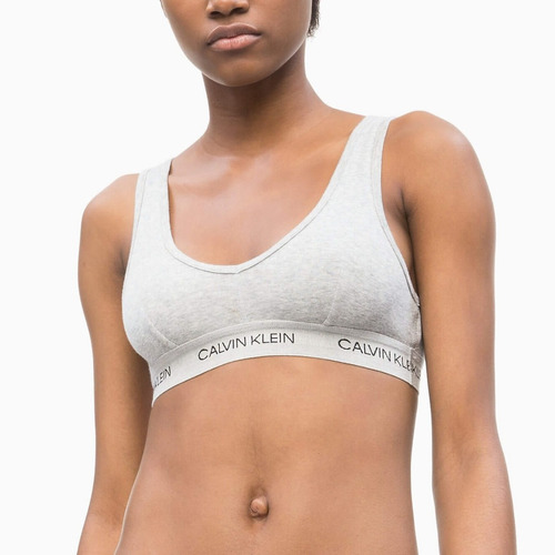 Sutiã Top Calvin Klein Underwear Monograma Statement Patch 