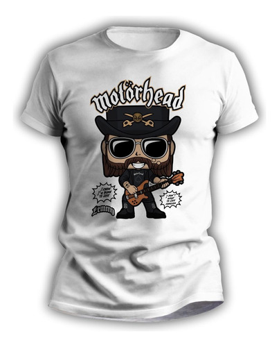 Remeras Rockeras Para Hombres Lemmy Kilmister Motorhead 7308