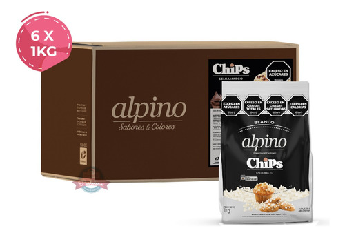 Chip Blanco 6x1kg Alpino  