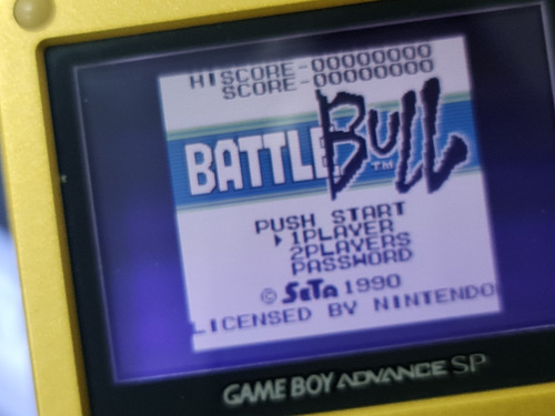 Fita Original Nintendo Gameboy Classico Battle Bull (Usado)