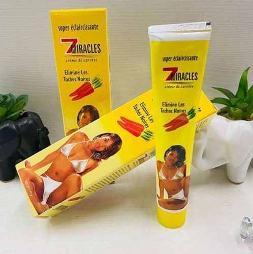 7 Miracles Crema Aclradora De Zanahoria 70g Pack 2