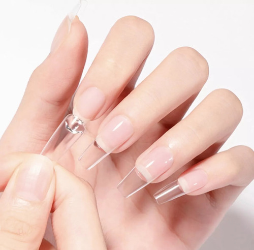 Soft Gel Tips Cobertura Completa Flamenco - 240 Pcs.