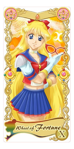 Tarot Sailor Moon 22 Arcanos Mayores Digital Para Imprimir