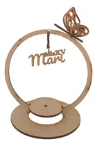 Comprar 15 Aros Centros De Mesa 25 Cm Fibrofacil Con Nombre Mariposa