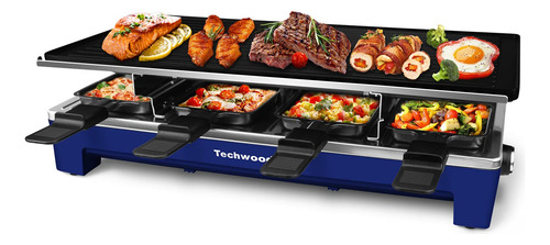 Techwood - Raclette Electrica De 1500w Para Interiores, Parr