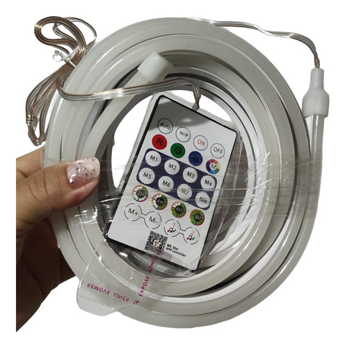 Tira Led Neon Flex 5mts 12v Ip65 Ext. Magic Pixel Rgbw Rgb