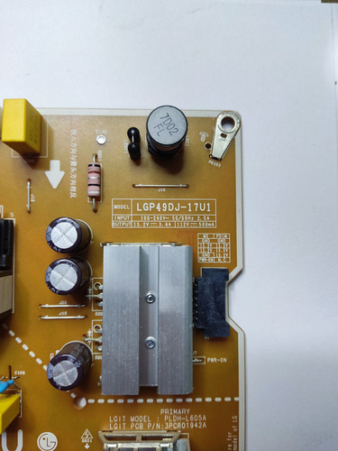 Fuente De Poder Para Tv Lg 49uk6250pub (Usado)