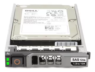 Hd Servidor Dell 1.8tb Sas 12gbs 10k 2,5 Vthdd 0b330792.5 Cor Prateado