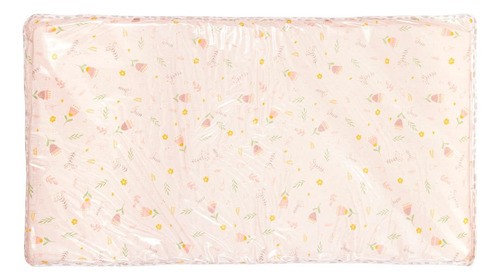 Trocador E Colchonete Papi 70x38cm Impermeável Tulipa Rosa Cor Rosa-claro