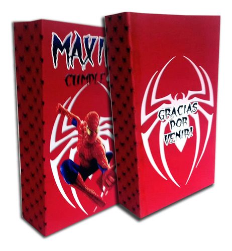 Bolsitas Golosineras Spiderman X 25 Personalizadas 