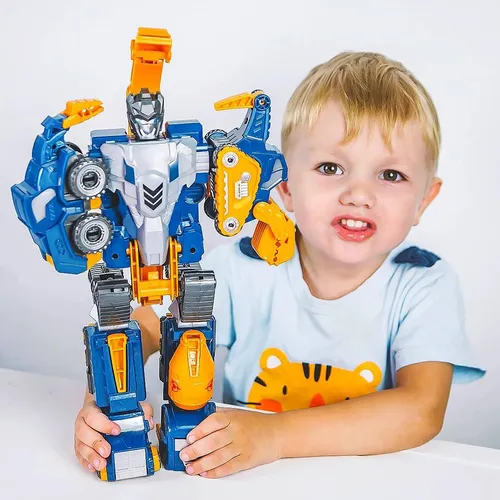 Juego De Transformación De Carros Pengjia 5 En 1 Robot
