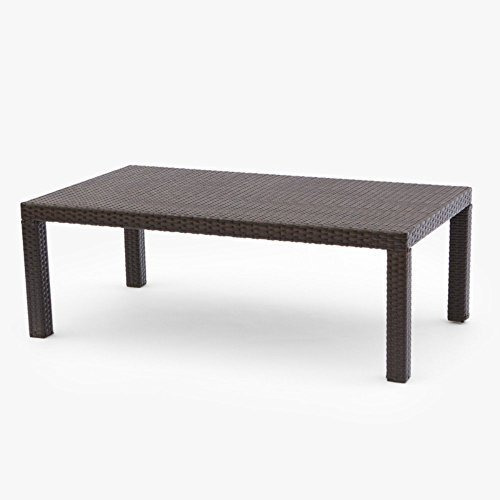 Rst Marcas Op-pect2646 Mesa De Café En Espresso Rattan Muebl