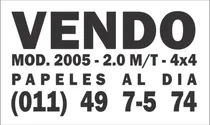 Comprar Cartel Vendo Auto | Calco Vendo | Sticker | Plotter | Vinilo