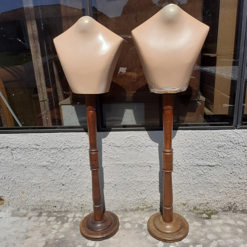 Conjunto 2 Manequins Costura Antigo Torso Entrega Só P/ Cwb