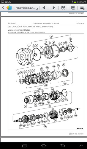 Manual Transmisión Automática Ford Lobo 01-07 En Español (Usado)