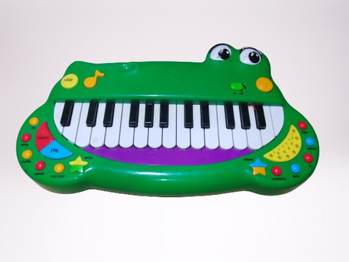 Piano Musical Para Niños, Color Verde.