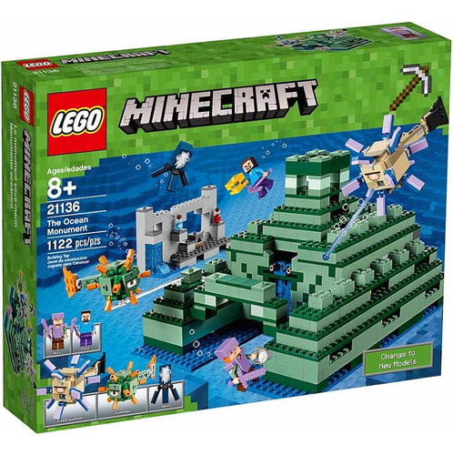 Lego Minecraft Monumento Oceánico 21136