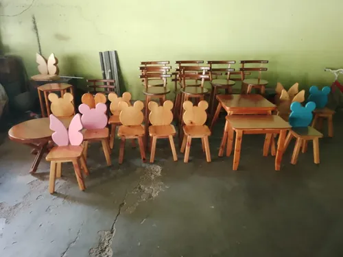 Sillas Y Mesas Para Niños