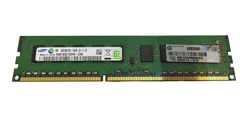 Memoria Ecc 4gb Pc3-10600e Udimm Hp 593923-b21 647657-071