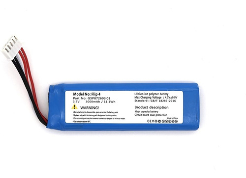 Bateria De Reemplazo Para Jbl Flip 4 Gsp872693 01