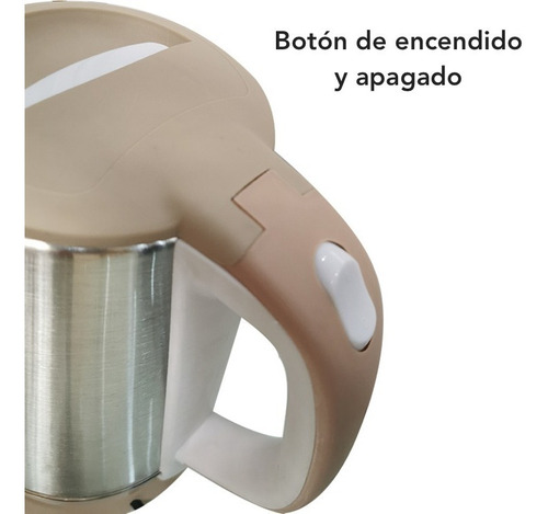 Tetera Jarra Electrica Hervidor Agua De Acero Inoxidable 2 L
