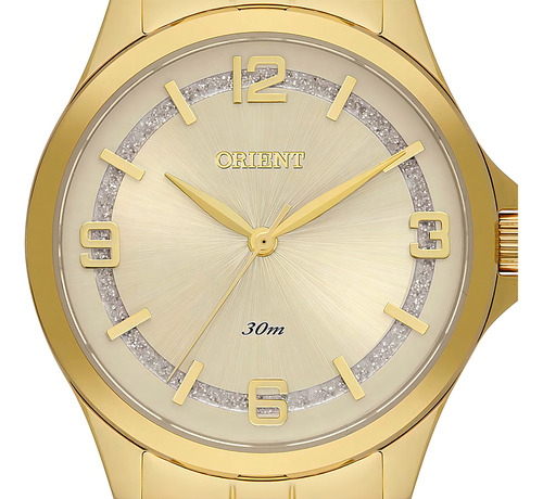 Relógio Orient Feminino Ref: Fgss0227 C2kx Casual Dourado