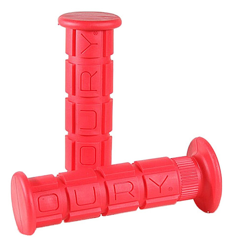 Puño Atv Negro Oury Grip Rojo