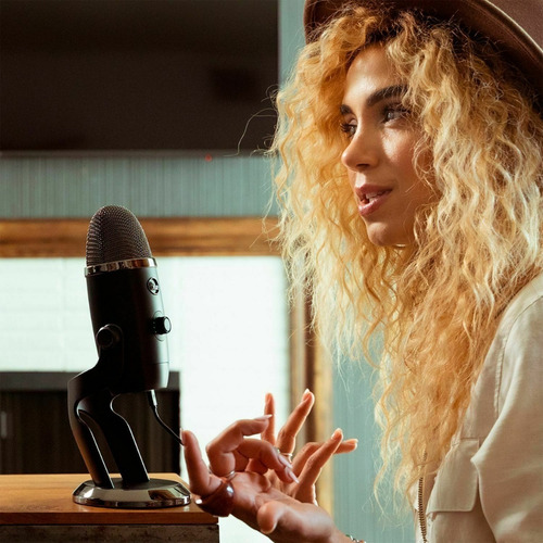 Imagen 7 de 9 de Microfono Profesional Blue Yeti X Streaming Podcast Pie Usb