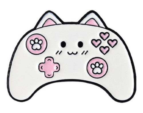 Prendedor Pin Joystick Gamer Kawaii/ Kiwii Regalos